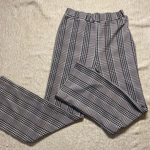 Plaid Flare Pants